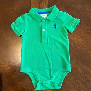EUC Baby boy Ralph Lauren onesie